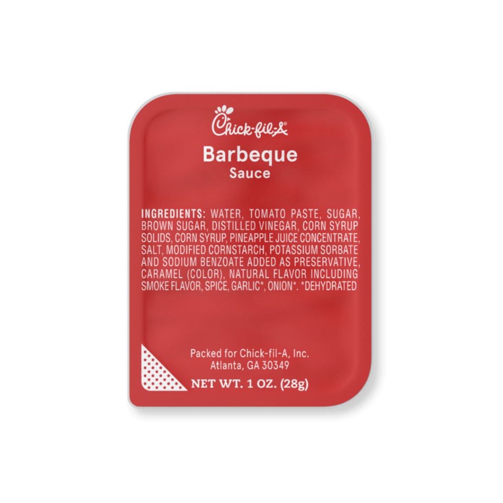 Chick-fil-A Menu with Prices 84 Barbeque Sauce