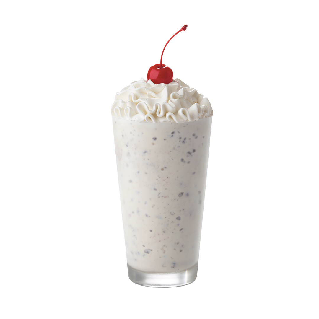 Chick-fil-A Milkshake Menu Flavors, Prices, Sizes, Calories & Allergen Info USA 2 Cookies & Cream Milkshake
