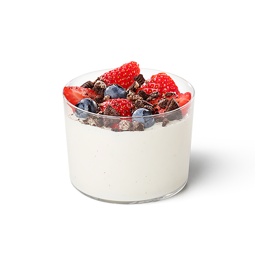 Berry Parfait w/ Cookie Crumbs