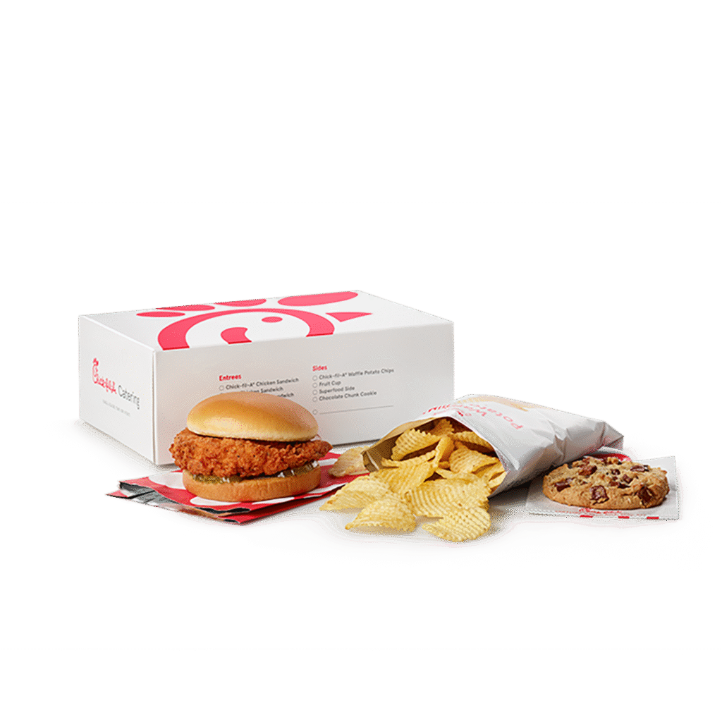 Spicy Chicken Sandwich Packaged Meal
