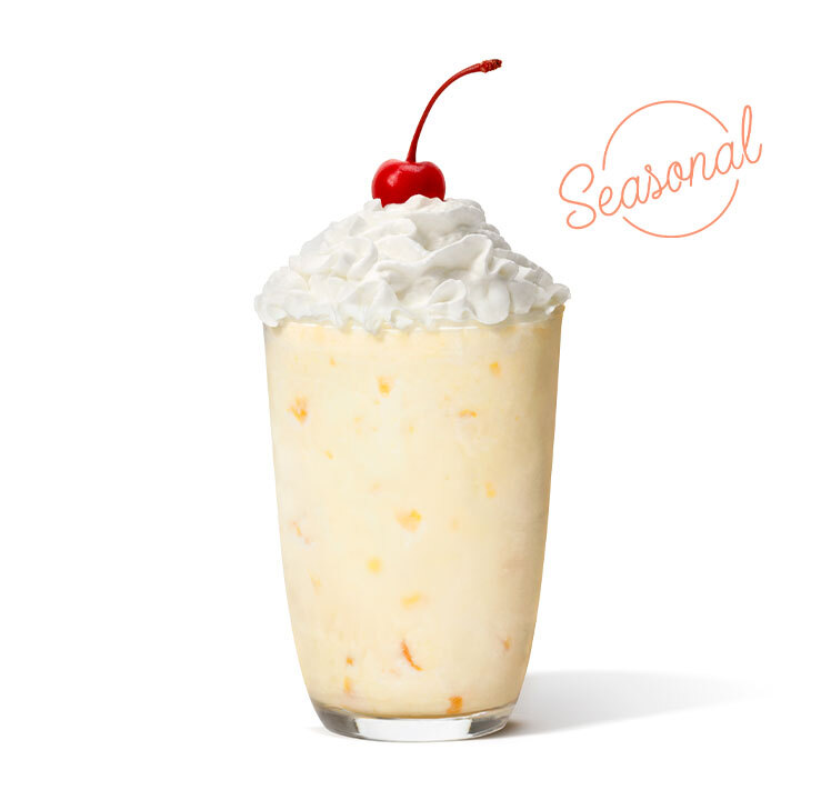 Chick-fil-A Milkshake Menu Flavors, Prices, Sizes, Calories & Allergen Info USA 1 Peach milkshake