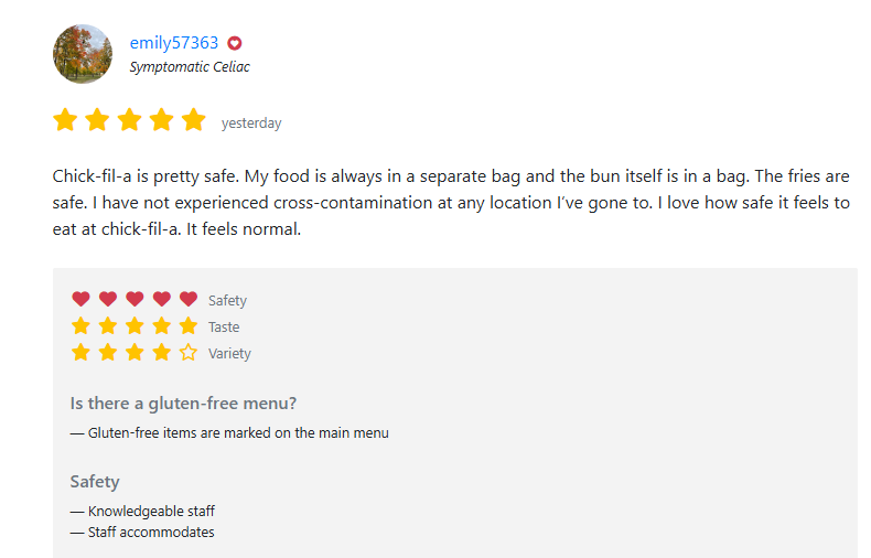 Chick-fil-A Gluten-free bun review 4