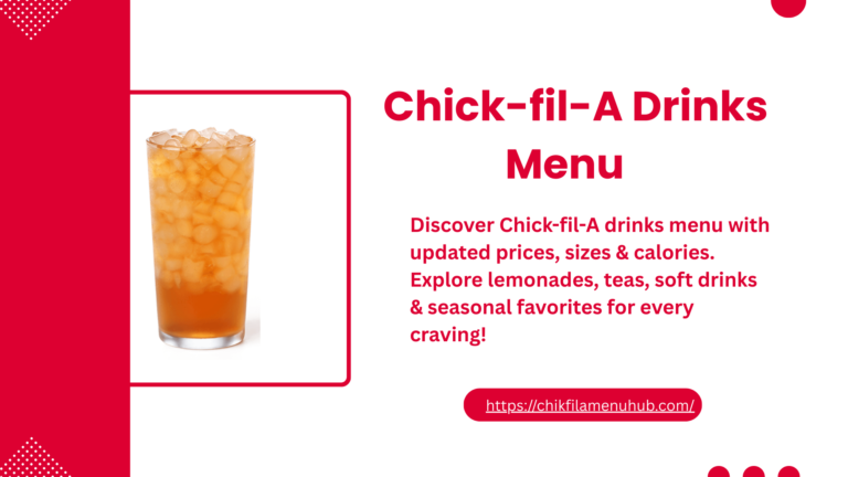 Chick-fil-A Drinks Menu