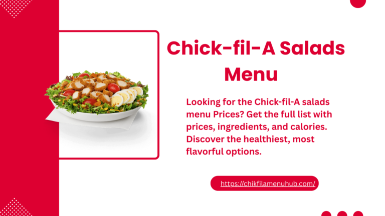 Chick-fil-A Salads Menu