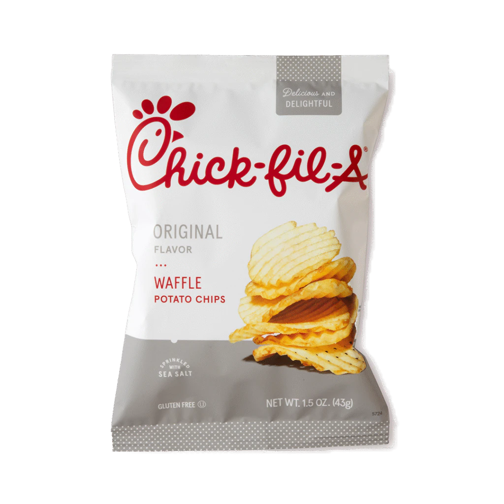 Chick-fil-A Menu with Prices 2025 | chick-fil-A Meal Cost in USA 51 Original Flavor Waffle Potato Chips