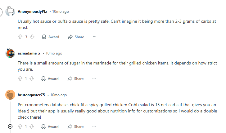 chick-fil-A keto by reddit 3